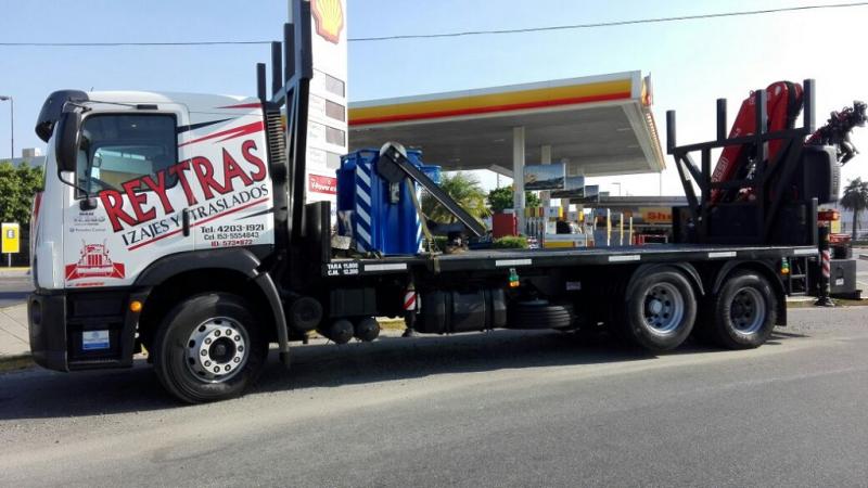 ALQUILER DE CAMIÓN CON HIDROGRÚA 25 TONELAMETROS CHASIS C/BALANCÍN (EQ25)